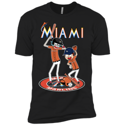 Miami Marlins Baseball Rick And Morty Men's Sleeve Shirt - The White Eagles