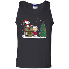 Arizona Cardinals Snoopy The Peanuts Movie Christmas Football Super Bowl Tank Top - The White Eagles