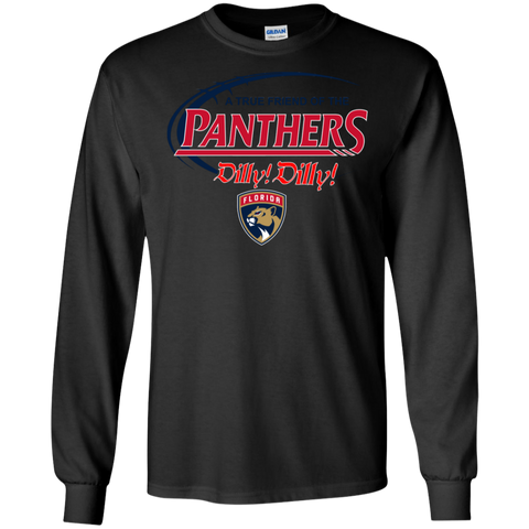Dilly Dilly A True Friend Of The Florida Panthers LS Cotton T-Shirt - The White Eagles