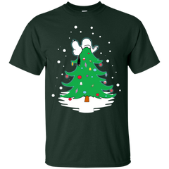 Snoopy Tree Christmas The Peanuts Movie Cotton T-Shirt - The White Eagles