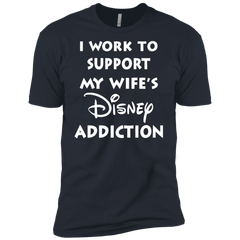 I Work To Support My Wife's Disney Addiction - Disney Shirt Men's Sleeve Shirt - The White Eagles