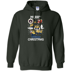 Auburn Tigers T Shirts Minions Santa Claus Merry Christmas Hoodie - The White Eagles