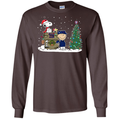 New York Giants Snoopy The Peanuts Ugly Christmas Sweater  Super Bowl LS Cotton T-Shirt - The White Eagles