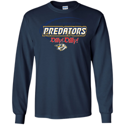 Dilly Dilly A True Friend Of The Nashville Predators LS Cotton T-Shirt - The White Eagles