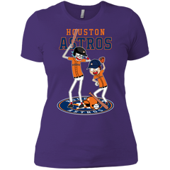 Houston Astros Baseball Rick And Morty Ladies' Shirt - The White Eagles