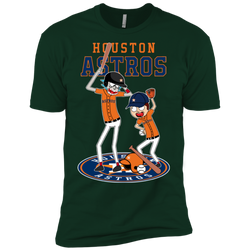 Houston Astros Baseball Rick And Morty Men's Sleeve Shirt - The White Eagles