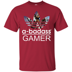 A-badass Gamer Fortnite Adidas Cotton T-Shirt - The White Eagles