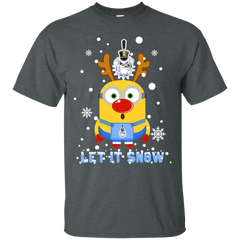 Minion Citadel Bulldogs Ugly Christmas Sweaters Let It Snow Cotton T-Shirt - The White Eagles