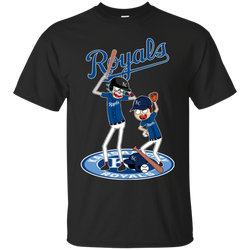 Kansas City Royals Baseball Rick And Morty Cotton T-Shirt - The White Eagles