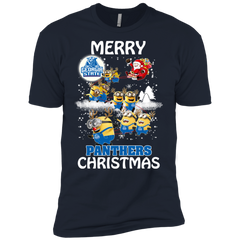 Georgia State Panthers Ugly Christmas Sweaters Minions Santa Claus Merry Christmas Men's Sleeve Shirt - The White Eagles
