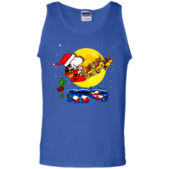 Snoopy Santa Claus Christmas The Peanuts Movie Tank Top - The White Eagles