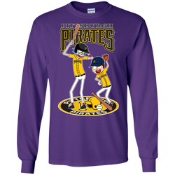 Pittsburgh Pirates Baseball Rick And Morty LS Cotton T-Shirt - The White Eagles