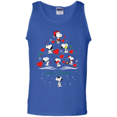 Snoopy Merry Christmas The Peanuts Movie Tank Top - The White Eagles