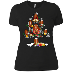 Christmas Is Coming Football Santa Claus Ugly Christmas Sweater Ladies' Shirt - The White Eagles