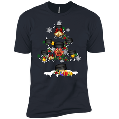 Christmas Is Coming Hockey Santa Claus Ugly Christmas Sweater Men's Sleeve Shirt - The White Eagles