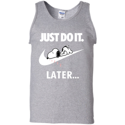Just Do It The Peanuts Movie Snoopy Nike Logo Tank Top - The White Eagles