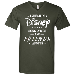 Disney Song Lyrics And Friends Quotes Shirt Men's V-Neck T-Shirt - The White Eagles