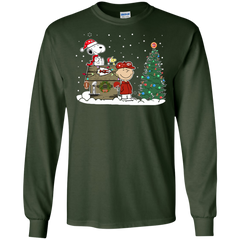 Kansas City Chiefs Snoopy The Peanuts Ugly Christmas Sweater  Super Bowl LS Cotton T-Shirt - The White Eagles