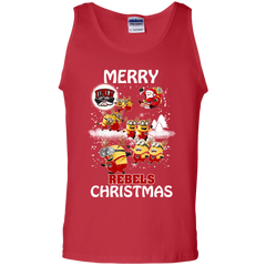Christmas Sweaters Minions Santa Claus Merry Christmas Tank Top - The White Eagles