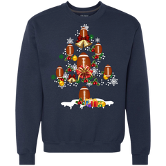 Christmas Is Coming Football Santa Claus Ugly Christmas Sweater Sweatshirt - The White Eagles