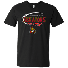 Dilly Dilly A True Friend Of The Ottawa Senators Men's V-Neck T-Shirt - The White Eagles