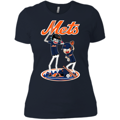 New York Mets Baseball Rick And Morty Ladies' Shirt - The White Eagles