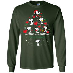 Snoopy Merry Christmas The Peanuts Movie LS Cotton T-Shirt - The White Eagles