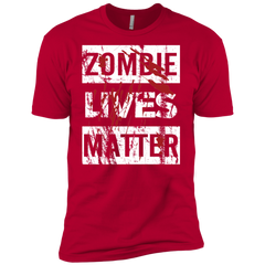 Zombie Lives Matter Tshirt Men's Sleeve Shirt - The White Eagles
