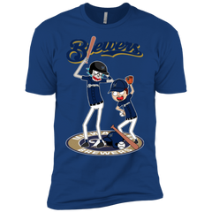 Milwaukee Brewers Baseball Rick And Morty Men's Sleeve Shirt - The White Eagles
