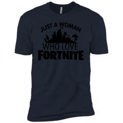Fortnite Just A Woman Who Loves Fortnite Men's Sleeve Shirt - The White Eagles