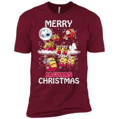 South Alabama Jaguars Ugly Christmas Sweaters Minions Santa Claus Merry Christmas Men's Sleeve Shirt - The White Eagles