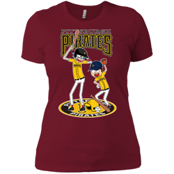 Pittsburgh Pirates Baseball Rick And Morty Ladies' Shirt - The White Eagles