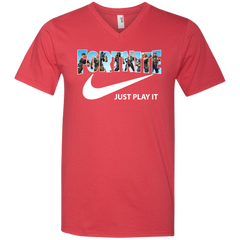 Fortnite Nike Just Play It Men's V-Neck T-Shirt - The White Eagles