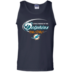 Nfl Dilly Dilly Miami Dolphins A True Friend Of The Dolphins Tank Top - The White Eagles