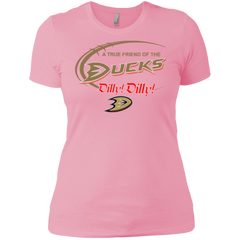Dilly Dilly A True Friend Of The Anaheim Ducks Ladies' Shirt - The White Eagles