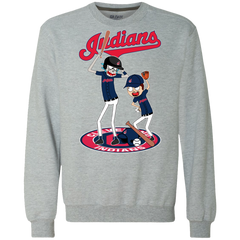 Cleveland Indians Baseball Rick And Morty Sweatshirt - The White Eagles