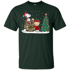San Francisco 49ers Snoopy The Peanuts Ugly Christmas Sweater  Super Bowl Cotton T-Shirt - The White Eagles