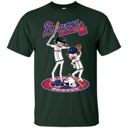 Atlanta Braves Baseball Rick And Morty Cotton T-Shirt - The White Eagles