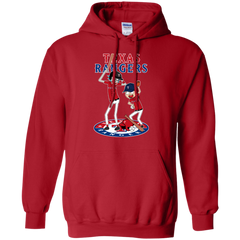 Texas Rangers Baseball Rick And Morty Hoodie - The White Eagles