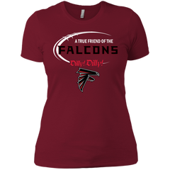 Dilly Dilly Atlanta Falcons A True Friend Of The Falcons Ladies' Shirt - The White Eagles