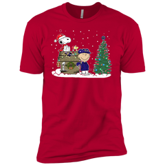 Baltimore Ravens Snoopy The Peanuts Ugly Christmas Sweater  Super Bowl Men's Sleeve Shirt - The White Eagles