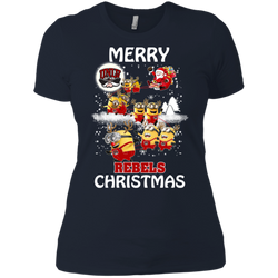 Christmas Sweaters Minions Santa Claus Merry Christmas Ladies' Shirt - The White Eagles