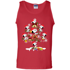 Christmas Is Coming Snoopy The Peanuts Movies Santa Claus Ugly Christmas Sweater Tank Top - The White Eagles