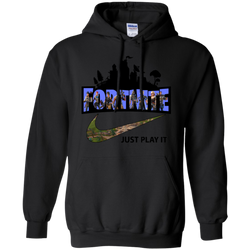 Fortnite Just Play It Nike Logo Hoodie - The White Eagles