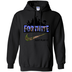 Fortnite Just Play It Nike Logo Hoodie - The White Eagles