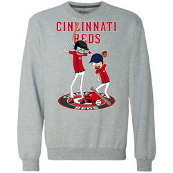 Cincinnati Reds Baseball Rick And Morty Sweatshirt - The White Eagles