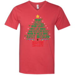 And So This Is And What Have We Done Another Year Over And A New One Just Begun John Lennon War Is Over Men's V-Neck T-Shirt - The White Eagles