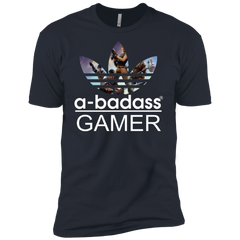 A-badass Gamer Fortnite Adidas Men's Sleeve Shirt - The White Eagles