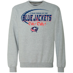 Dilly Dilly A True Friend Of The Columbus Blue Jackets Sweatshirt - The White Eagles