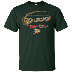 Dilly Dilly A True Friend Of The Anaheim Ducks Cotton T-Shirt - The White Eagles